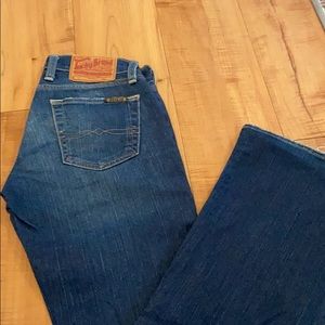 Lucky Brand dark denim boot cut jeans